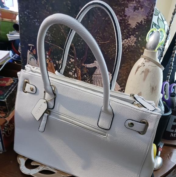 Dasein👜Leather Satchel Bag Gold Hardware,Leather Bag,Lock & 🔑 - Picture 8 of 16